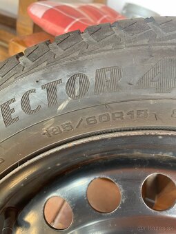 Celoročné Komplety 185/60 R15 4x100 15x6 ET43 7,5mm - 7