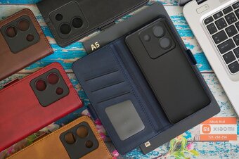 Zatváracie puzdro s bočným pásikom pre Xiaomi, Redmi a Poco - 7