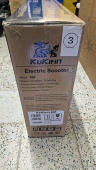 Elektrická kolobežka Kukirin G2 800 W 2025 - 7
