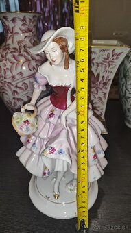 Royal Dux - dáma s košíkom - 7