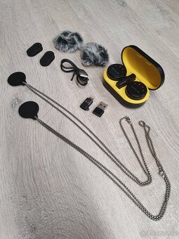 Bezdrôtový mikrofón USB-C sada s nabíjacou krabičkou - 7
