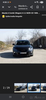 Mazda 6 combi (wagon) 2.2 MZR - CD 132KW - 7