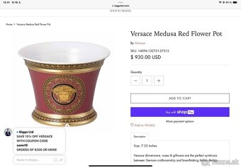 Versace Medusa Red - 7