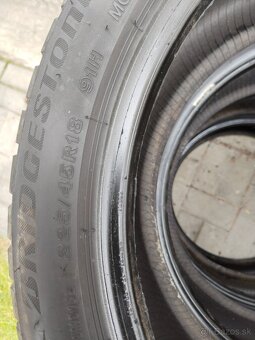 Predám zimné pneumatiky Bridgestone 225/45R18 - 7