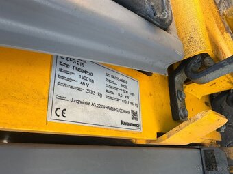 Elektrický VZV Jungheinrich EFG 215 - 7