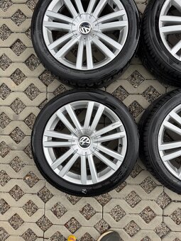 VW elektróny R17 5x112 s letnými pneumatikami 225/45 R17 - 7