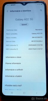 Samsung Galaxy A32 5G 128Bgb úložisko pekný stav - 7