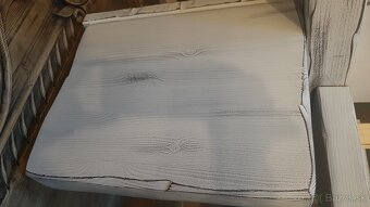 АKCIADrevená posteľ 140×200cm+2poličky1×š-45cm - 7