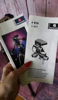 Manfrotto stativ 058 + manfrotto hlavica 410 - 7