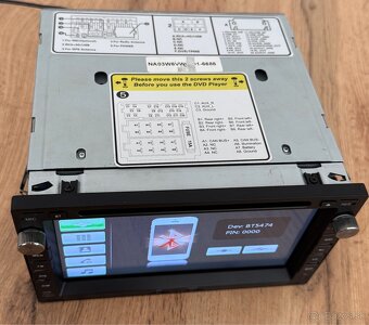 Autorádio 2DIN - 7” dotykový display - 7