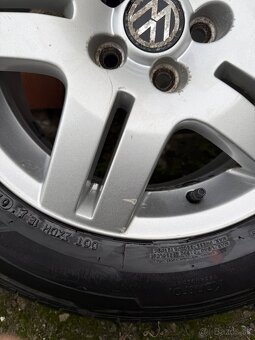 VW original elektrony + pneu R15 195/65 - 7