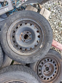 4 kusi zimných kolies na opel astra G 4x100 175/65 R14 - 7