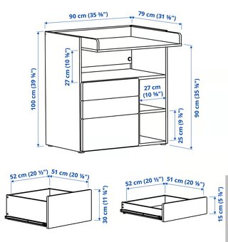 Prebalovacia komoda IKEA - 7