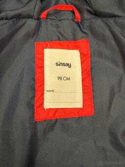 Bunda Sinsay 98 červená - 7