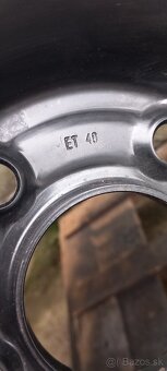 Plechovy disk 5x108 r16 a pneu 215/65 r16 - 7