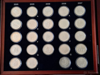 Sada striebornych minci 10 EURO 2002-2015 ADFGJ - 7