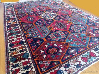 ⭐Starožitný nomádsky Qashqai koberec 215x156 cm⭐ - 7