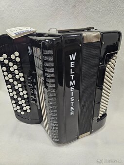 Chromaticky akordeon Weltmeister 96 basovy - 7