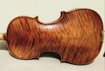 husle 4/4 model Stradivari tiger stripes - 7