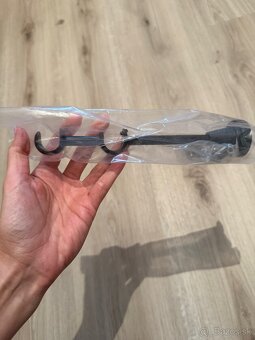 Dvojitá čierna matná garniža 2ks - 7