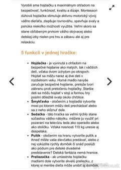 Elis design hojdačka montessori - 7