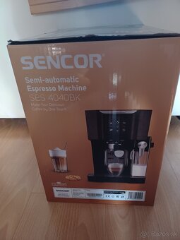 Predám kávovar Sencor SES 4040BK - 7