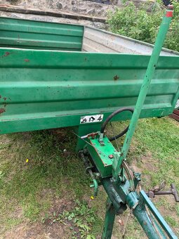 SKLOPNÝ VLEK ZA TRAKTOR / ČTYŘKOLKU TAŽNÝ KLOUB "ŽEHLIČKA" - 7