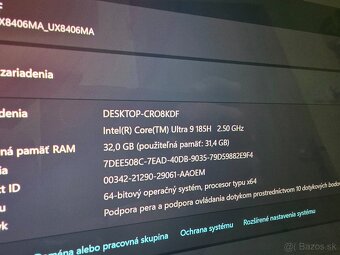 2 Displejovy OLED Asus Zenbook duo s intel core ultra 9 proc - 7
