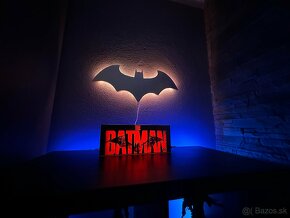 Batman LED zrkadlo dekoracia + Paladon obdĺžnikové svetlo - 7