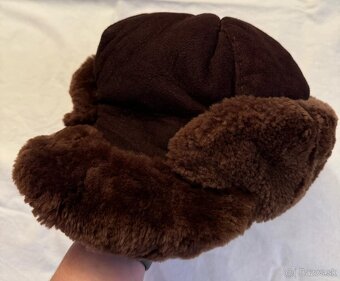 Pánsky zimný ovčí kožuch +čiapka,výhodná cena - 7
