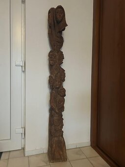 Socha Stĺp života - Mária Žilavá - drevorezba - 7