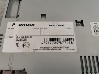 AUTORÁDIO S CD PIONEER DEH-1020E - 7