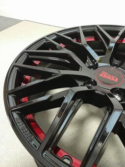Alu disky R18 5x112 Et45 8J MAM RS4 BPRI Seat Audi Vw Škoda - 7