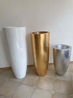 glamour Biela luxusna vaza 105cm - 55% - 7