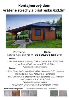 Predám mobilný kontajnerový dom,predajňu,kanceláriu,chatu. - 7
