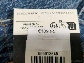 Pánské džíny Levi's 501 W34/L32=45/107cm p254 - 7