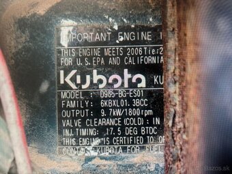 Elektrocentrála a osvětlovací stožár Kubota D905 - 7