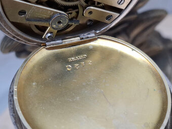 Predám funkčné starožitné strieborné vreckové hodinky No.312 - 7