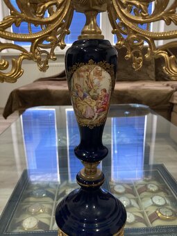 Porcelánový svietnik Limoges - 7