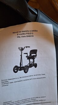 FOLD 2 Li-ion e-Skúter + Zadný kôš pre vozíky rady FOLD - 7