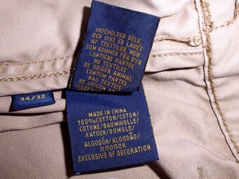 Ralph Lauren pánske tenšie nohavice M 34/32 - 7