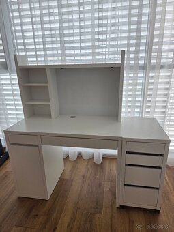 Písací stôl Ikea s regálom - 7