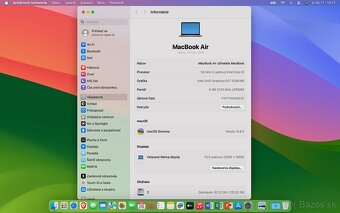 MacBook Air 13", TOP STAV, Výdrž batérie 5 hod. - 7