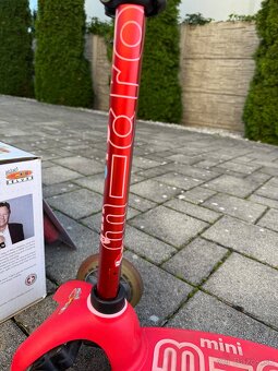 Kolobežka Mini Micro Deluxe červená, v 2r+ - 7