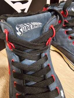 Zimné detské topánky Superman, veľ. 35 - 7