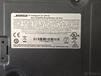 Bose mixážny pult+repro+subwoofer+zosilňovač - 7