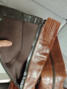 Nové kožené čižmy Baťa, 38 - 7