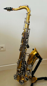 Predám B Tenor Saxofón Super Classic Amati Kraslice- zlatý - - 7