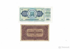Zbierka bankoviek - Poľsko, Juhoslávia, Srbsko,Maďarsko, Rus - 7