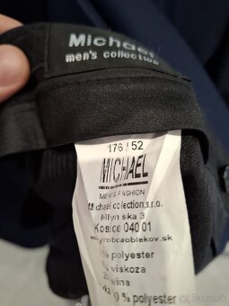 Luxusny Svadobný Pánsky Oblek 176/52 - 7